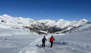 Snow shoeing