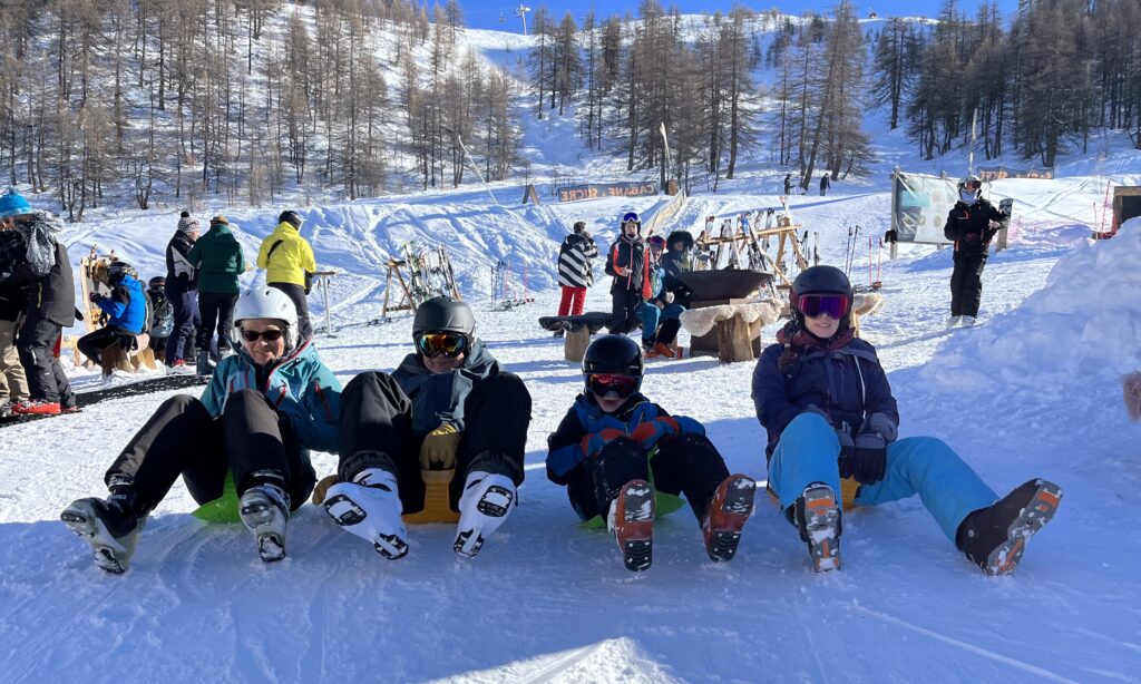 Family Sledging